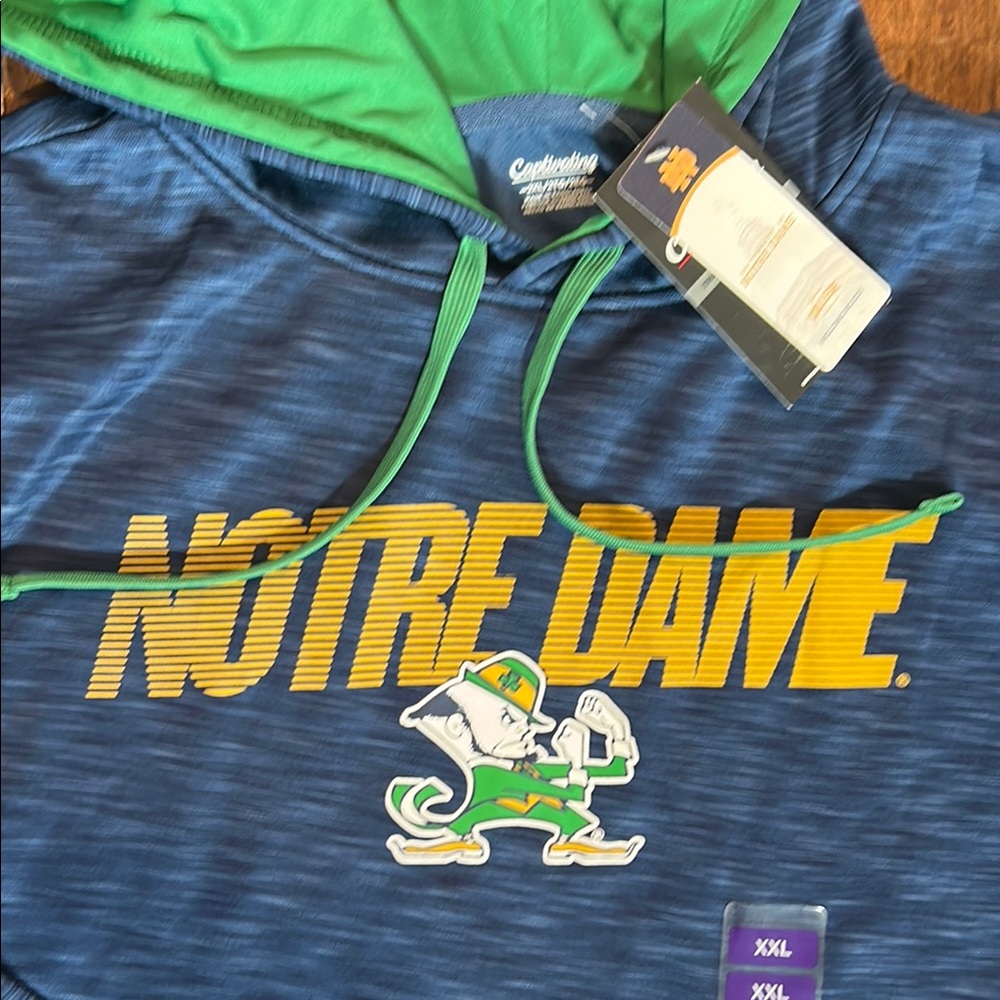 Notre Dame Blue Hoodie - Picture 2 of 2